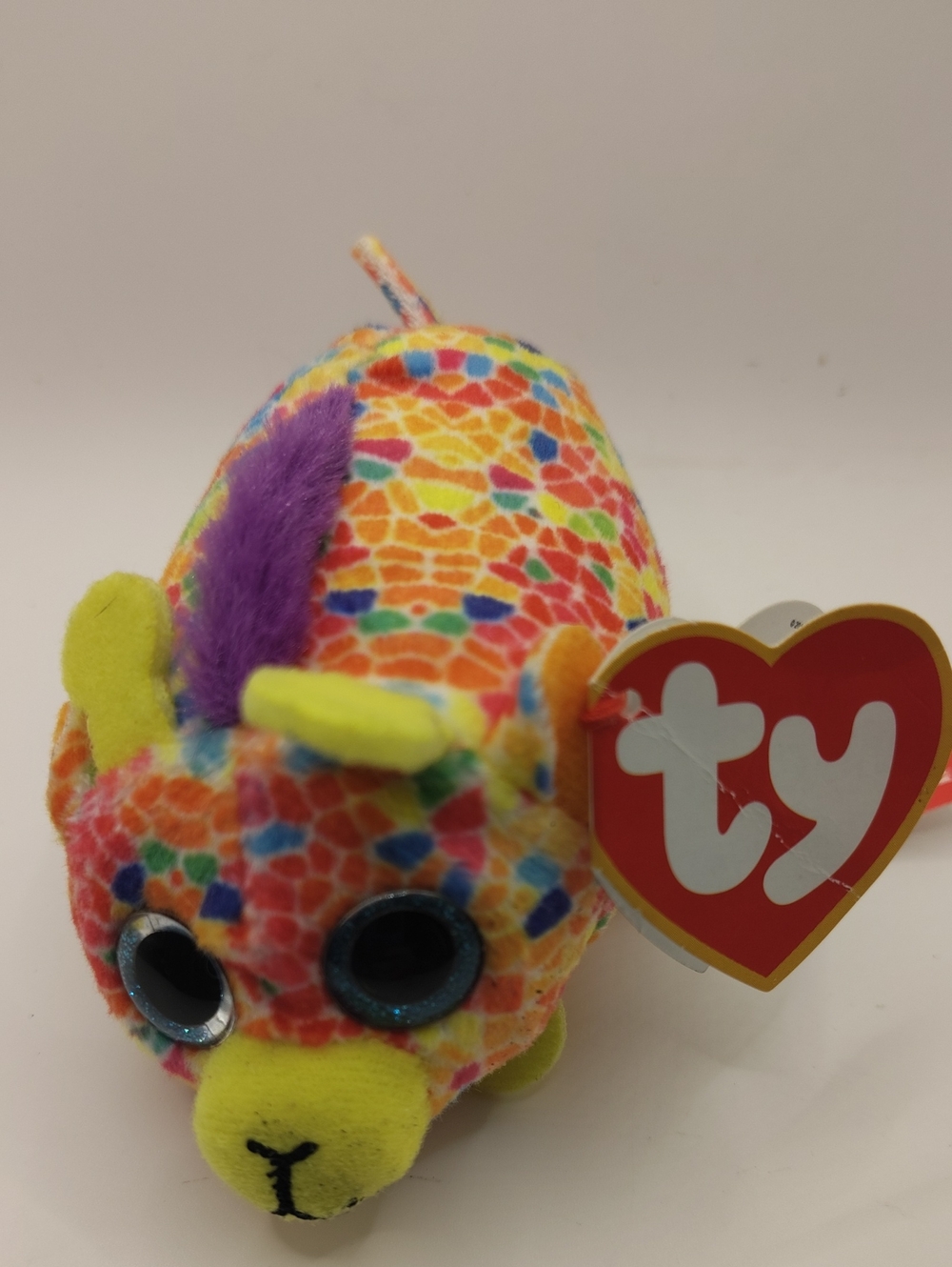 Mabs The Giraffe 2019 TY McDonald's Heart Tag Creased